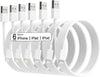 6Pack(3/3/6/6/6/9 FT) Original [Apple MFi Certified] iPhone Charger Fast Charging Lightning Cable iPhone Charger Cord