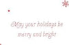 Papyrus Holiday Card (Merry and Bright)