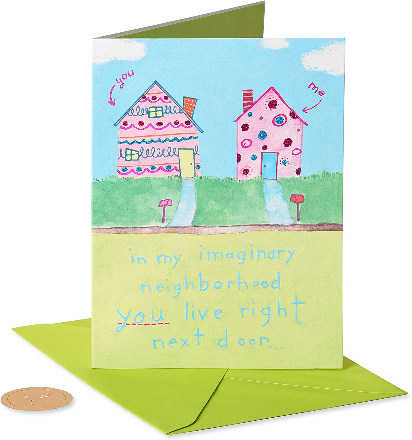 Papyrus Right Next Door Card