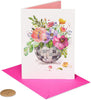 Papyrus Floral Disco Ball Blank Card
