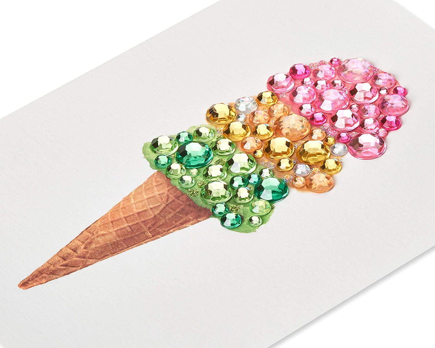 Papyrus Gem Ice Cream Cone Birthday Card