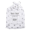 Stephan Baby Face to Face Collection Viscose + Cotton Swaddle, Love Bug