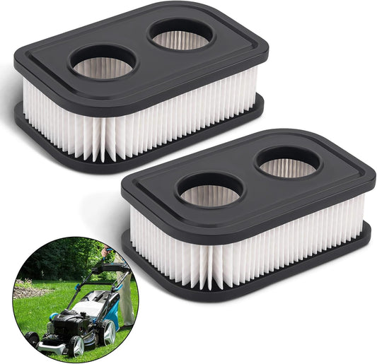 Upgraded 593260 Air Filter Apply to 593260 798452 334404 Air Cleaner Cartridge Filter, Lawn Mower Air Cleaner Replacement Filters for 5432 5432k 09P00 550E 500EX 550EX 625 575EX Series Engine (2Pcs)