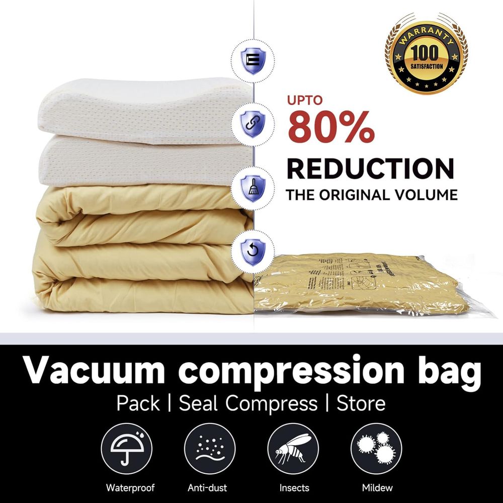 Electric Vacuum Storage Bags - Space Saver Compression Bags