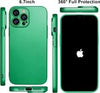 Peafowl iPhone 13 Pro Max Case Ultra-Thin Shockproof Metallic Paint Cases Full Body Screen Camera Protective TPU Phone Cover 6.7 inch (Green)