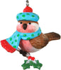 Hallmark Mini Cozy Lil' Critters Plastic Figurine Ornament, 1.2"