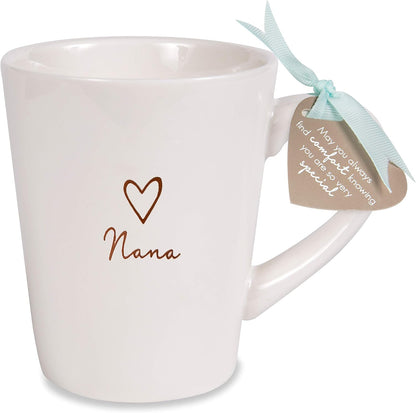 Pavilion Gift 19562 Nana Cup, 15 oz, Cream