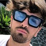 Square Sunglasses for Women Men Fashion Thick Frame Sunglasses Retro Designer Style Classics Square Shades