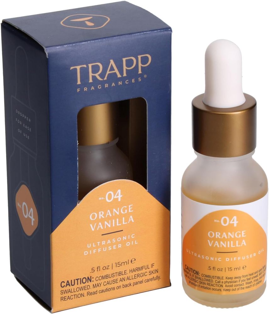 Trapp Fragrances 71704 Orange Vanilla 0.5 oz. Ultrasonic Diffuser Oil