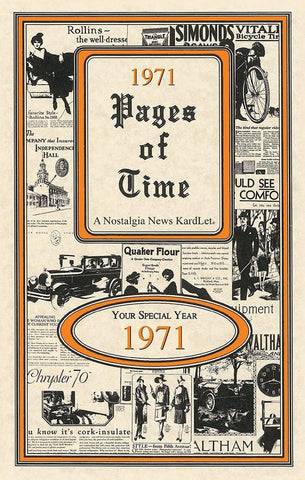 Pages of Time 1971