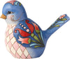 Enesco 4056964 Jim Shore HWC Bluebird of Happiness Blue Floral Bird Figurine Animal