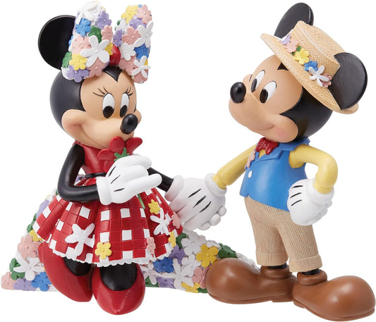 Enesco 6014864 Disney Showcase Botanical Mickey & Minnie Figurine