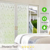 Window Privacy Film Frosted Glass Window Clings Heat Blocking Window Tinting Film for Home Static Cling Door Window Cover (Pure,17.5 x 78.7 in)