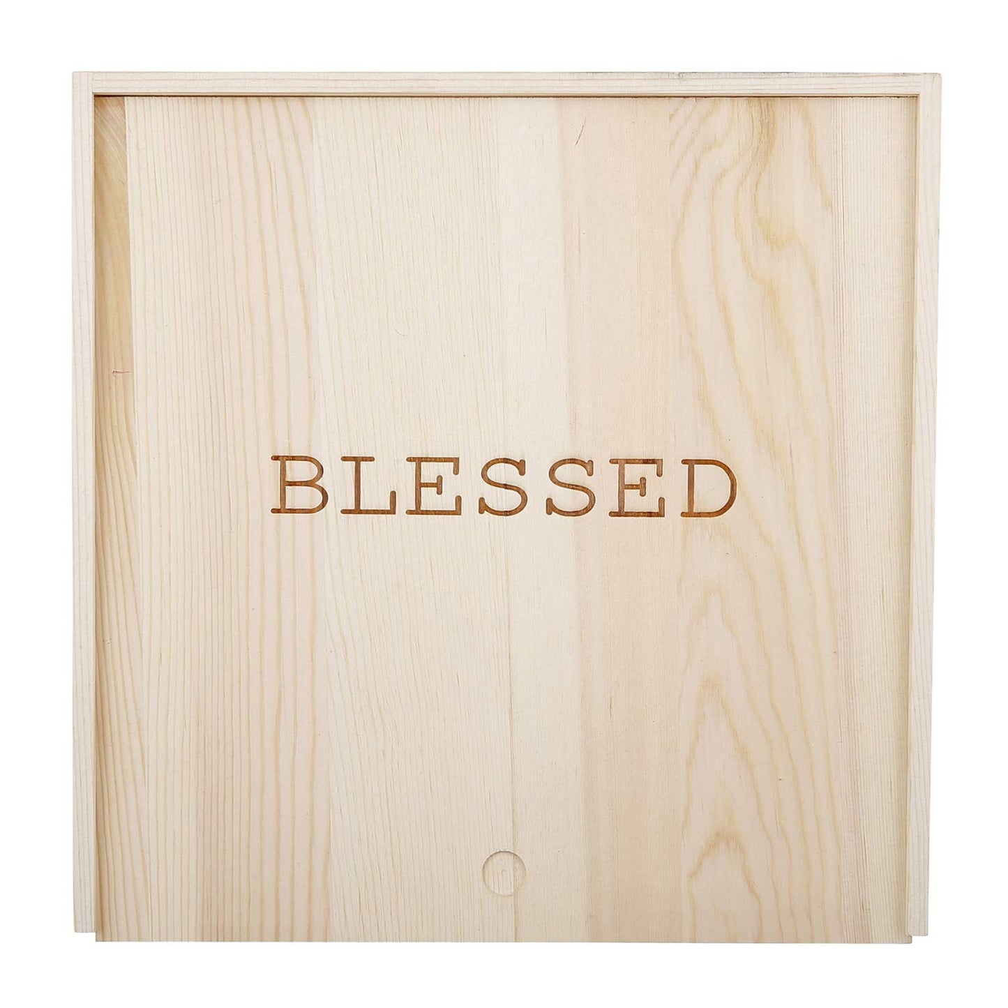 Stephan Baby Natural Pine Keepsake Box, Blessed