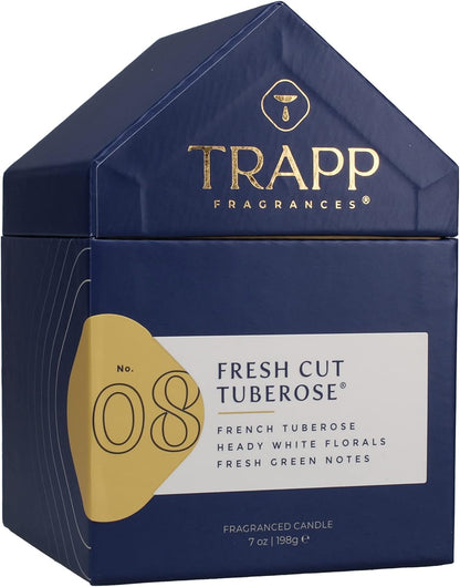 Trapp 70108 No. 08 Fresh Cut Tuberose 7 oz. Candle in House Box