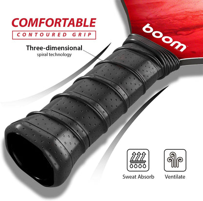 Pickleball Paddles, Pickleball Set with 4 Premium Wood Pickleball Paddles, 4 Cooling Towels, 4 Pickleball Balls & Carry Bag, Pickleball Paddle with Cushion Comfort Grip, Gifts for Men Women