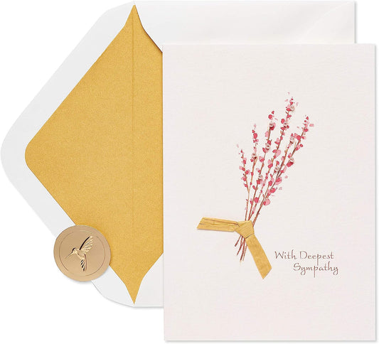 Papyrus Wrapped Bouquet Card