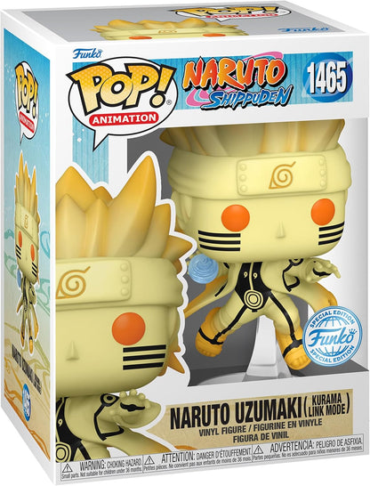 Naruto: Shippuden Naruto Uzumaki Kurama Link Mode Funko Pop! Vinyl Figure #1465 - AAA Anime Exclusive
