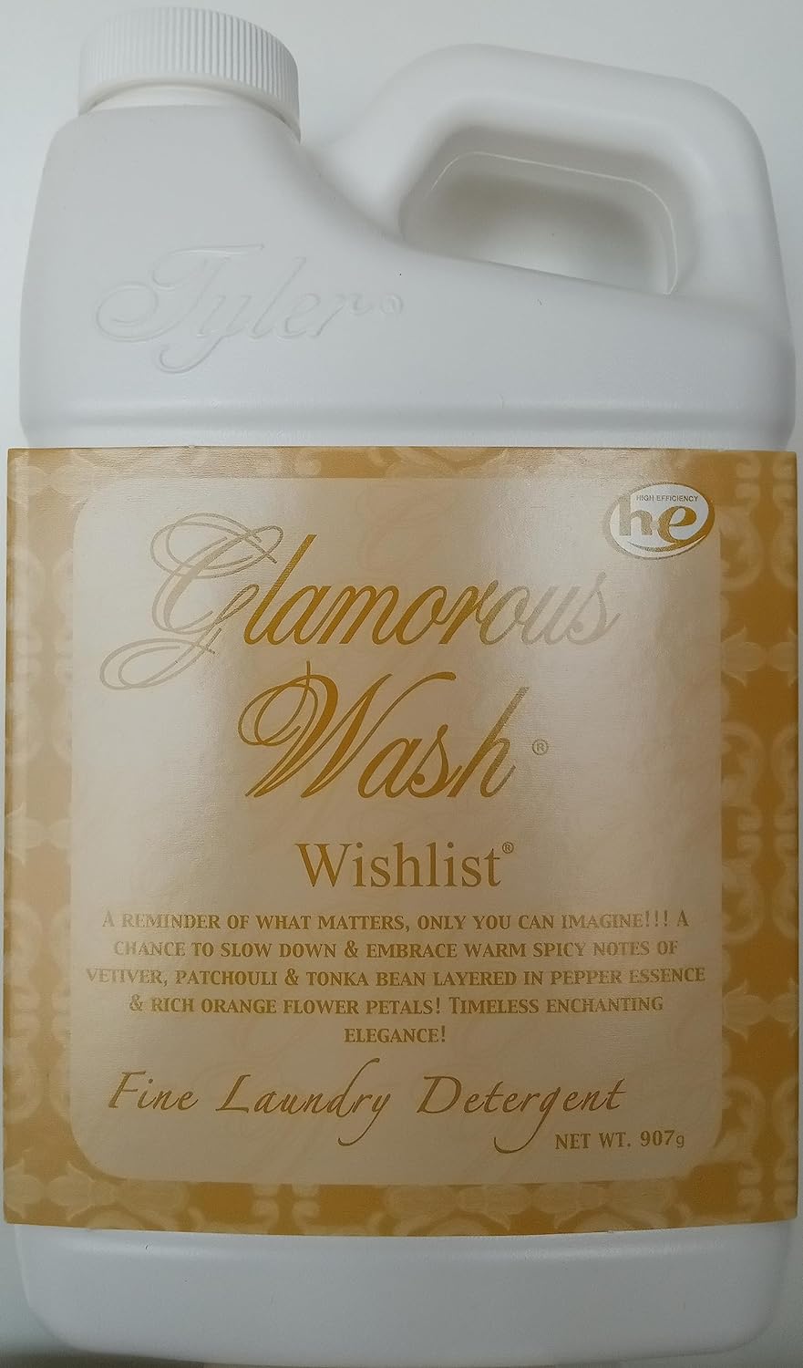 Tyler Candle 32310 Wishlist Glamorous Wash 32oz Laundry Detergent