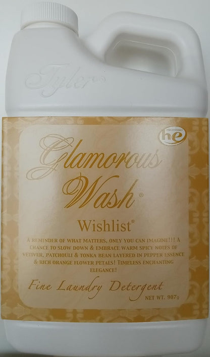 Tyler Candle 32310 Wishlist Glamorous Wash 32oz Laundry Detergent