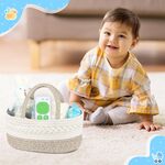 Maliton 3 Pack Silicone Teething Toys for Babies 6-12 Months, Baby Remote Control Shape Teething Toys for Sucking Needs, BPA Free, Black/Blue/Green