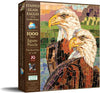 Suns Out 70722 Stained Glass Eagles 1000 pc Jigsaw Puzzle