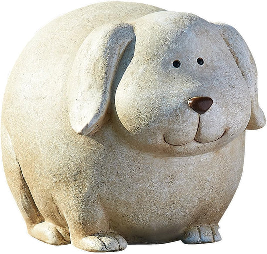Roman 6.25" Dog Garden Statue Pudgy Pals #75264 NIB