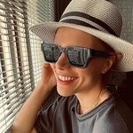 Square Sunglasses for Women Men Fashion Thick Frame Sunglasses Retro Designer Style Classics Square Shades
