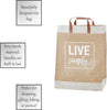 Christian Brands B1403 13 x 18 in. Market Tote Bag Live SimplyPack of 2