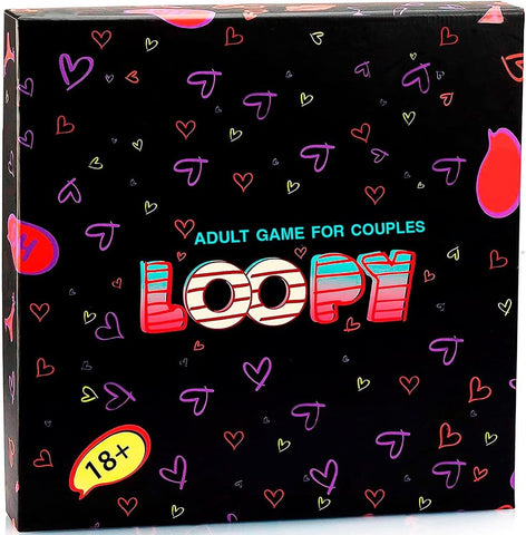 LOOPY: Adult Couples Game - Spark Romance, Enhance Communication - Date Night/Couples Gifts Ideas, Over 150 Playing Dares & Conversation Cards, Blindfold; ADULTS ONLY