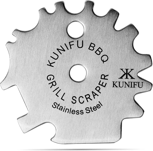 BBQ Grill Scraper, Stocking Stuffers, Bristle-Free for Griddle, Kitchen Gadgets Cleaner, Camping Accessories