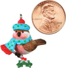 Hallmark Mini Cozy Lil' Critters Plastic Figurine Ornament, 1.2"