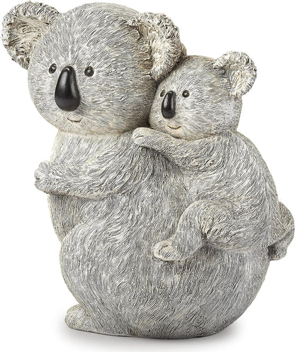 8.5" Koala and Baby Outdoor Garden Statue