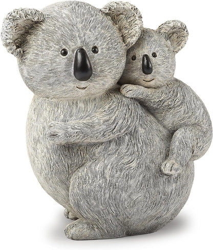 8.5" Koala and Baby Outdoor Garden Statue