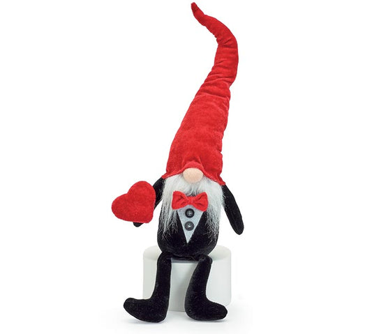 Burton & Burton 9746309 Valentine Tuexedo Gnome With Red Hat