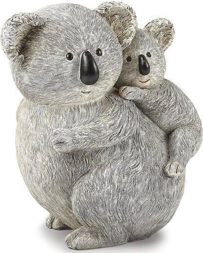 8.5" Koala and Baby Outdoor Garden Statue