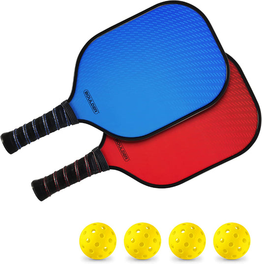 Boulder Premium Pickleball Set for Indoor or Outdoor Games for Kids & Adults