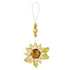 Ganz ACRYF-61 Sunflower Pendant with Leaves Ornament