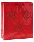 American Greetings Red Flakes on Red Gift Bag