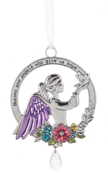 Ganz ER71768 Ornament - Nurses are angels who give us hope