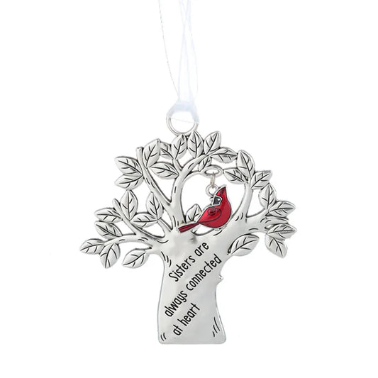 Ganz ER73974 Ornament - Sisters are always connected at heart