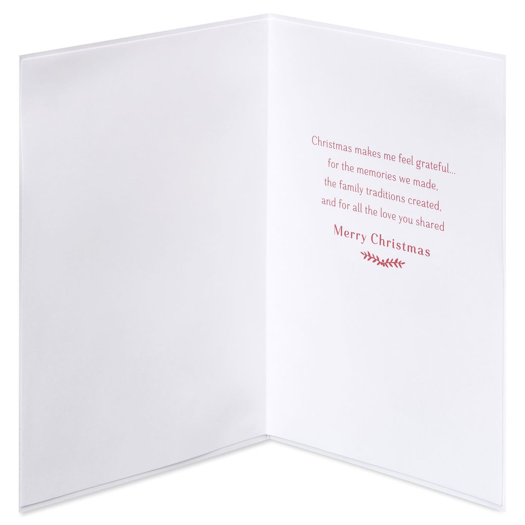 Papyrus Grateful for the Memories We Made Christmas Greeting Card for Mom