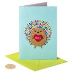 Papyrus Colorful Hedgehog W/ Heart Card (Mother's Day)