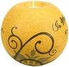 Pavilion 05853 Comfort Candles 5-Inch Round Tea Light Holder, in Memory