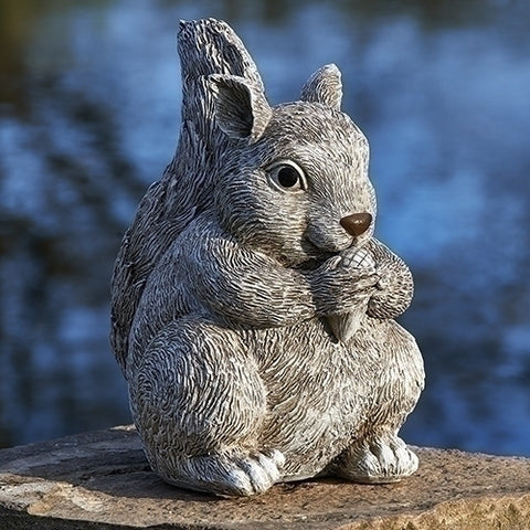 Roman 10285 Squirrel Figure Garden Statue