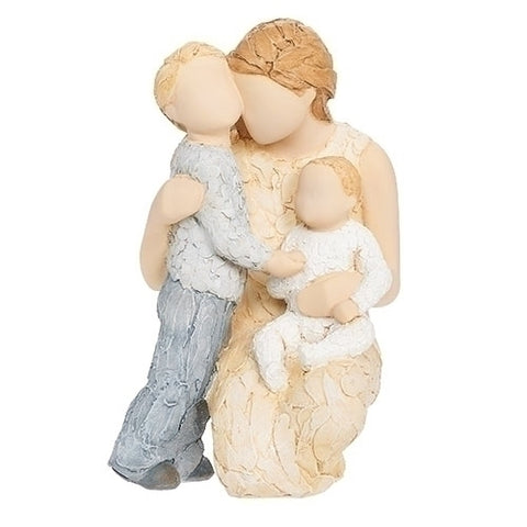 Roman 13328 More Than Words, Contentment Figure, 6" H, Resin and Stone