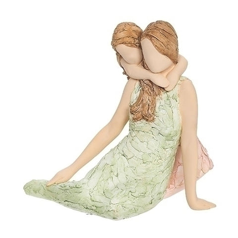 Roman 13327 More Than Words, Like Mother Like Daughter Figure, 6" H, Resin and Stone