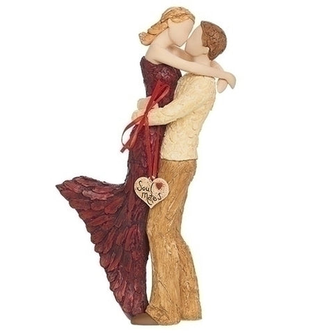 Roman 13323 Soulmates Figurine, Man and Woman Embracing, Wedding Gift, Home D�cor, 12 Inches