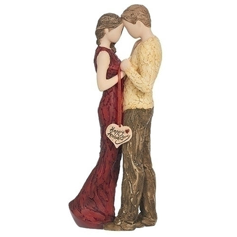 Roman 13325 More Than Words Happy Anniversary Figure, 11.25-inch Height, Resin and Stone Mix