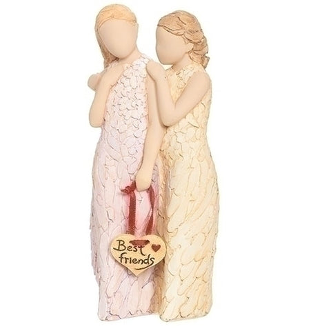 Roman 13333 More Than Words Best Friends Figure, 7.5-inch Height, Resin and Stone Mix